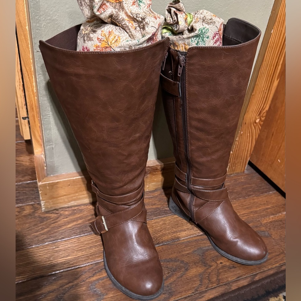 Torrid Tan Heeled Boots